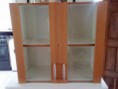 Modulo 2 Puerta color Peral con vidrio
